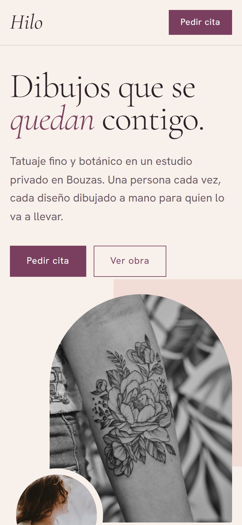 Demo de estudio de línea fina en el móvil